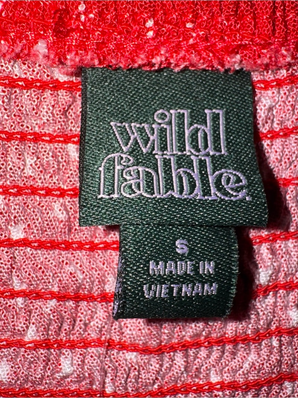 Wild Fable Dress Small Red White Star Summer Vacation Sleeveless Stars Mini S - Picture 8 of 8